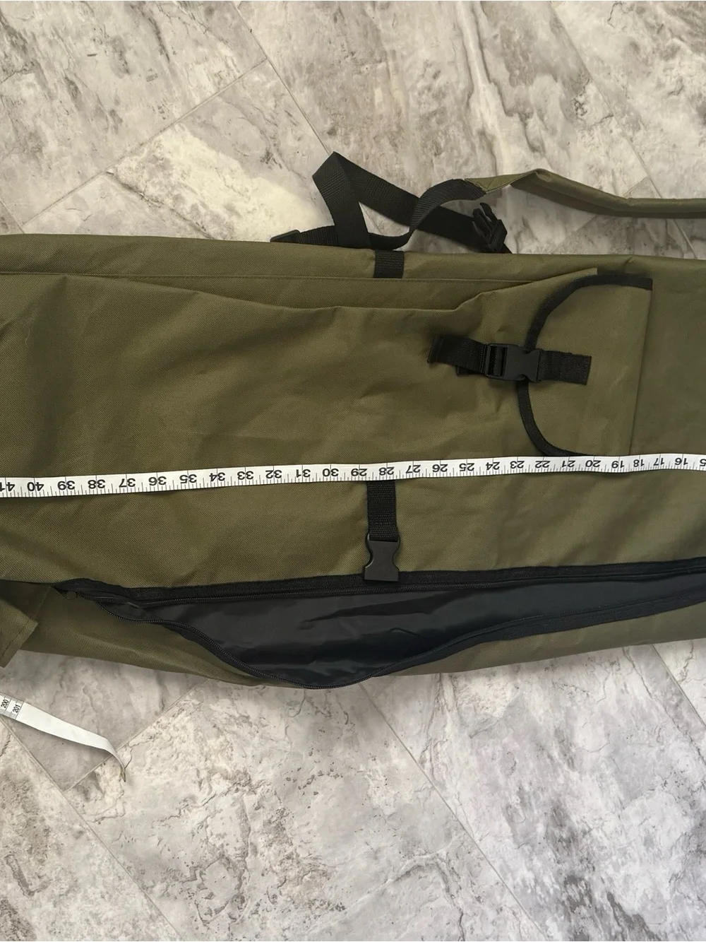 Olive Green Tactical hunting/fishing Gear Bag with Black Accents